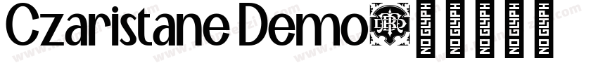 Czaristane Demo字体转换